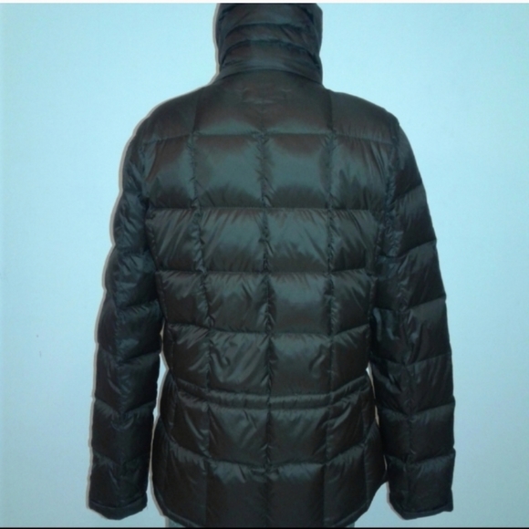 RALPH LAUREN polo Puffer Down Jacket Womens Size S/M Brown Snap Full Zip - Picture 6 of 8